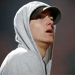 Eminem appears with Dr. Dre almost unrecognizable