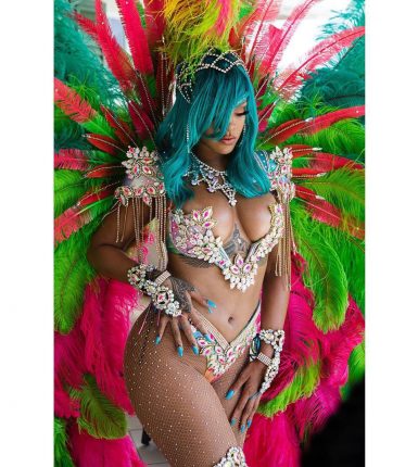 Rihanna causes controversy with her photos of the Crop Over Festival in Barbados